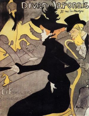 Henri de Toulouse-Lautrec œuvres - Divan Japonais