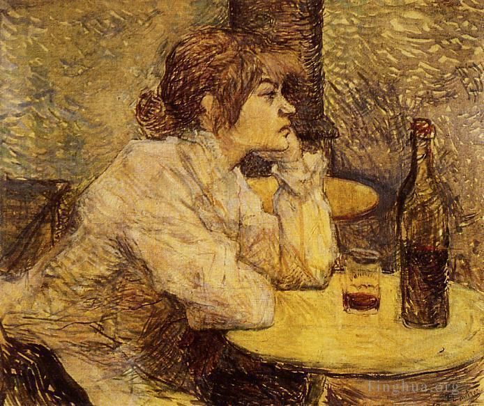 Henri de Toulouse-Lautrec Types de peintures - La gueule de bois alias The Drinker