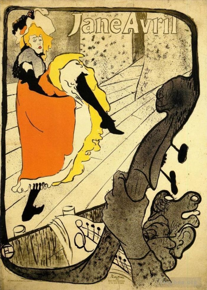 Henri de Toulouse-Lautrec Types de peintures - Jeanne Avril