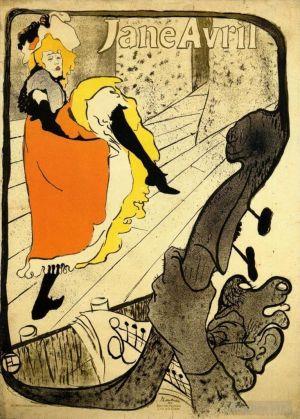 Henri de Toulouse-Lautrec œuvres - Jeanne Avril