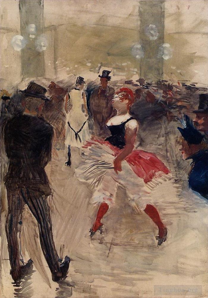 Henri de Toulouse-Lautrec Types de peintures - A l'Elysée Montmartre 1888