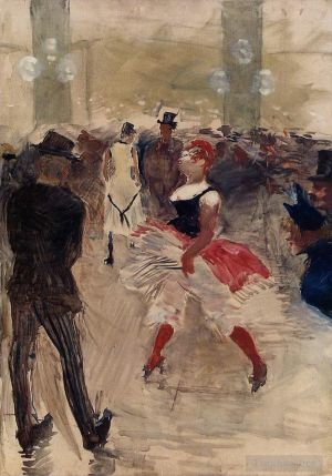 Henri de Toulouse-Lautrec œuvres - A l'Elysée Montmartre 1888