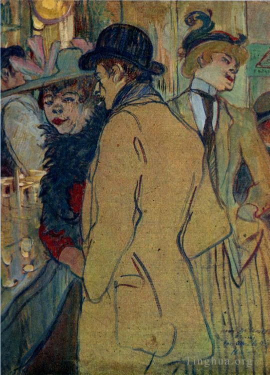 Henri de Toulouse-Lautrec Types de peintures - Alfred la guigne 1894