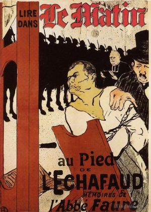 Henri de Toulouse-Lautrec œuvres - Au pied de l'échafaud 1893