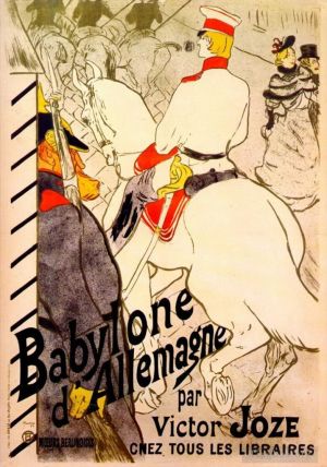 Henri de Toulouse-Lautrec œuvres - Babylone allemand par Victor Joze
