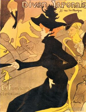 Henri de Toulouse-Lautrec œuvres - Divan japonais 1893