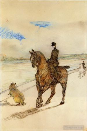 Henri de Toulouse-Lautrec œuvres - Cavalière 1899
