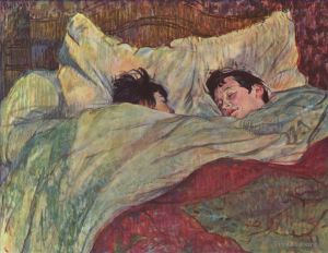 Henri de Toulouse-Lautrec œuvres - Au lit 1893