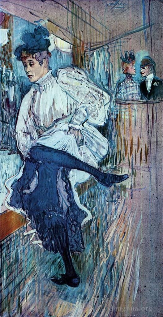 Henri de Toulouse-Lautrec Types de peintures - Jane avril dansant 1891
