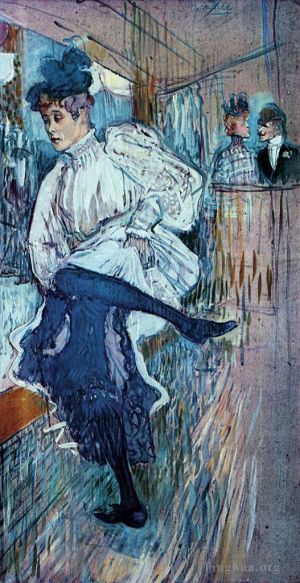 Henri de Toulouse-Lautrec œuvres - Jane avril dansant 1891
