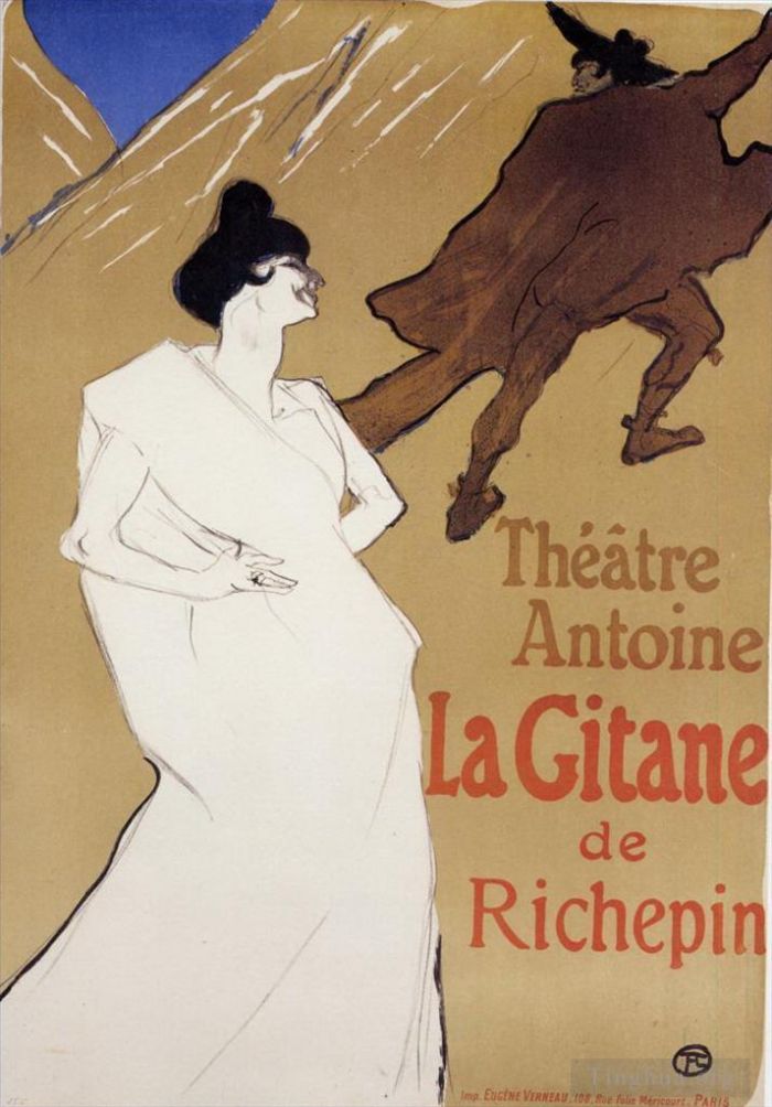 Henri de Toulouse-Lautrec Types de peintures - La gitane la gitane 1899