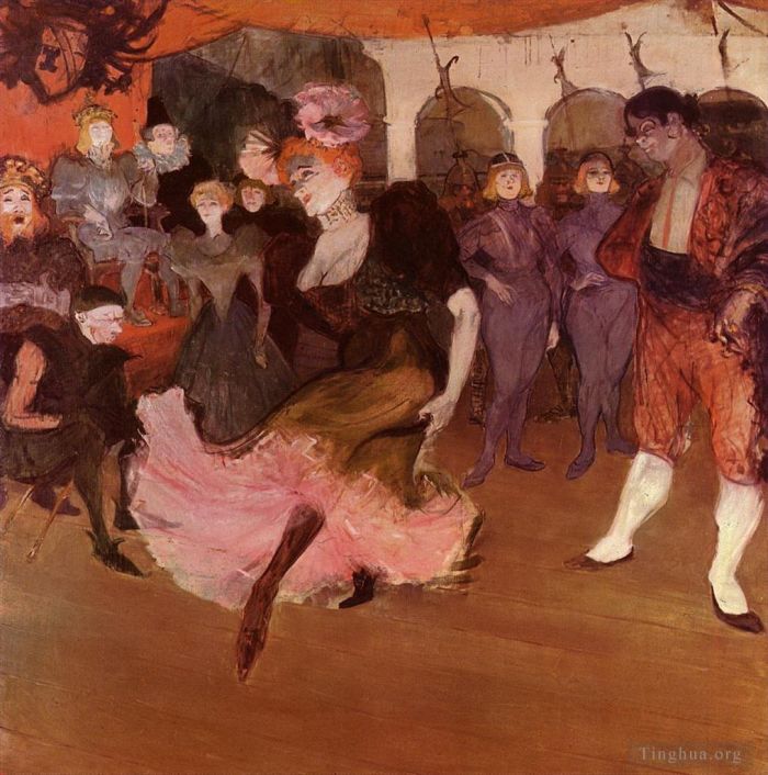 Henri de Toulouse-Lautrec Types de peintures - Marcelle Lender dansant dans le boléro à Chilperic 1895
