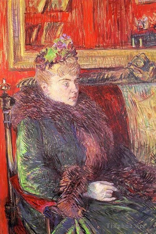 Henri de Toulouse-Lautrec Types de peintures - Portrait de Madame de Gortzikolff 1893