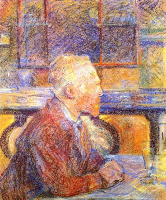 Henri de Toulouse-Lautrec Types de peintures - Portrait de Vincent Van Gogh 1887