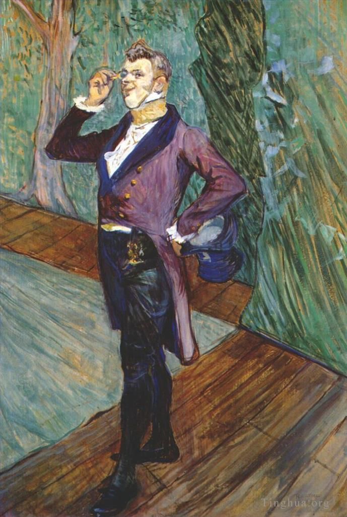 Henri de Toulouse-Lautrec Types de peintures - L'acteur Henry Samary 1889