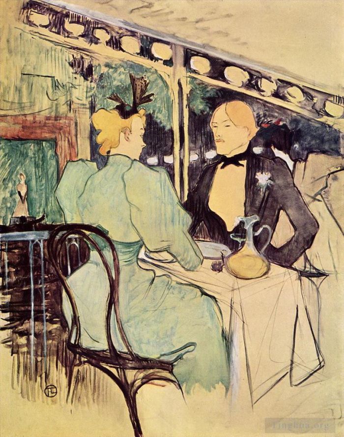 Henri de Toulouse-Lautrec Types de peintures - Les ambassadeurs people chics 1893
