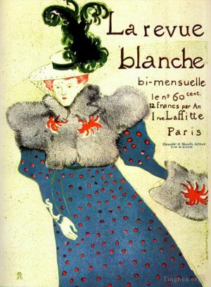 Henri de Toulouse-Lautrec œuvres - L'affiche blanche du journal 1896