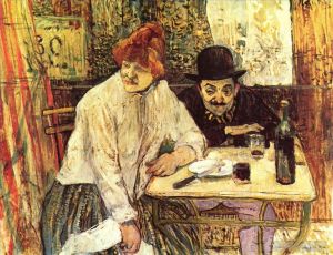 Henri de Toulouse-Lautrec œuvres - Les dernières miettes 1891