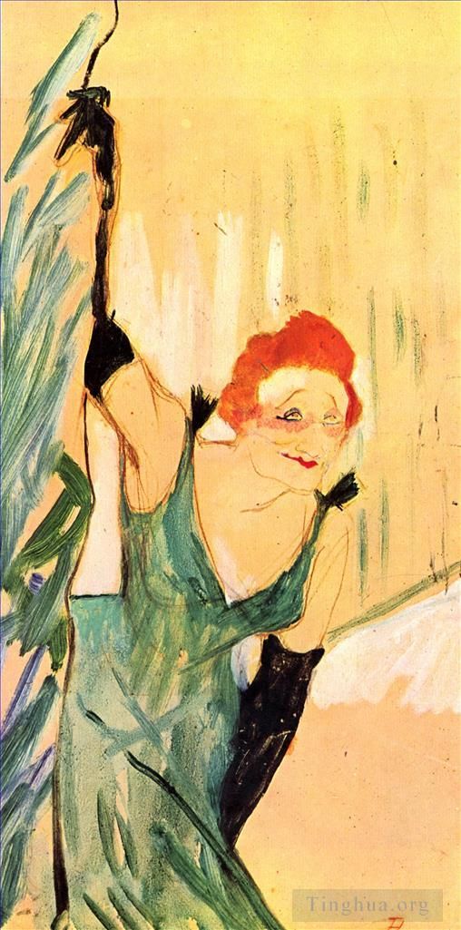 Henri de Toulouse-Lautrec Types de peintures - Yvette Guilbert 1894