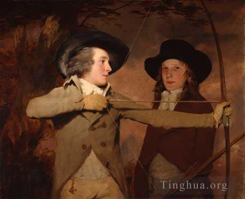 Henry Raeburn Peinture à l'huile - Les archers