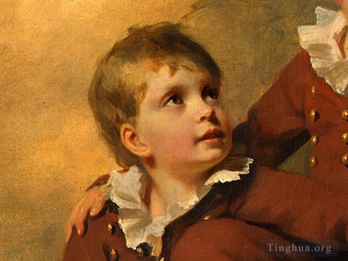 Henry Raeburn Peinture à l'huile - Les enfants Binning dt2