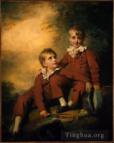 Henry Raeburn Peinture à l'huile - Les enfants Binning