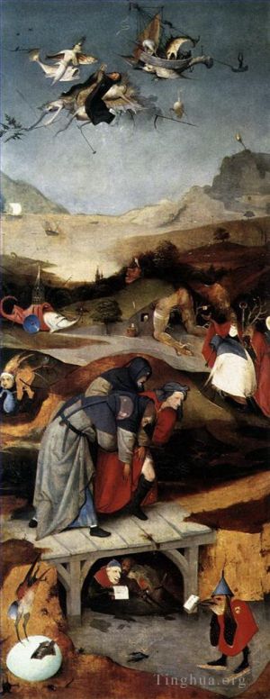 Jérôme Bosch œuvres - Tentation de Saint Antoine 1506