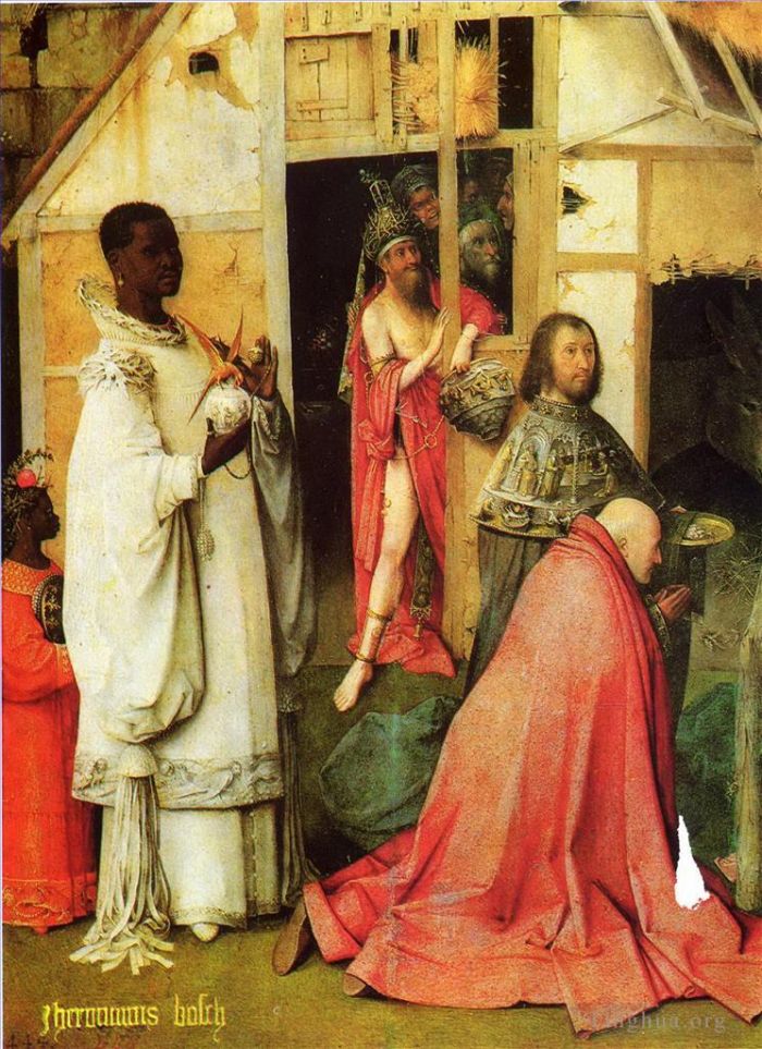 Jérôme Bosch Peinture à l'huile - L'adoration des mages 1511