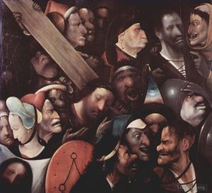 Jérôme Bosch œuvres - Le port de croix 1480