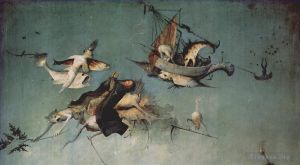 Jérôme Bosch œuvres - La tentation de saint Antoine 1511