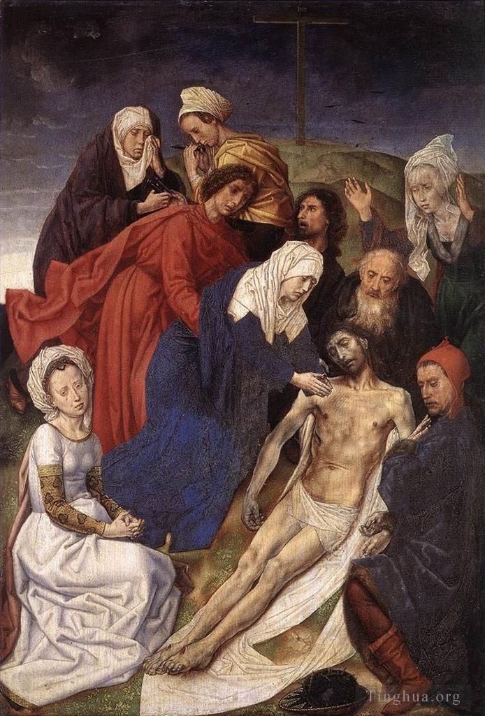 Hugo van der Goes Peinture à l'huile - La lamentation du Christ