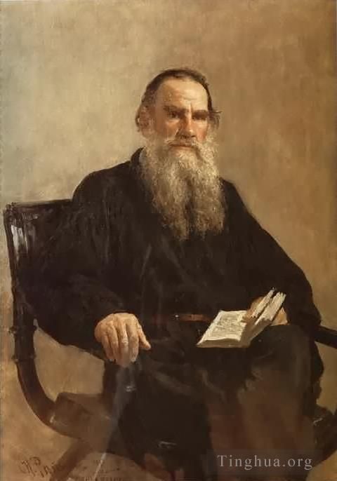 Ilya Repin Peinture à l'huile - Léon Tolstoï Réalisme russe