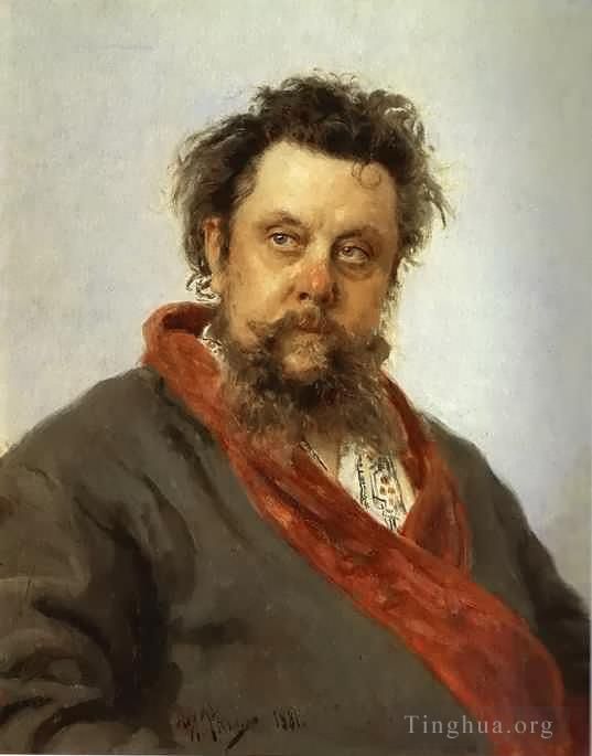Ilya Repin Peinture à l'huile - Modeste réalisme russe de Moussorgski