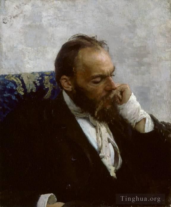 Ilya Repin Peinture à l'huile - Portrait du professeur Ivanov Réalisme russe