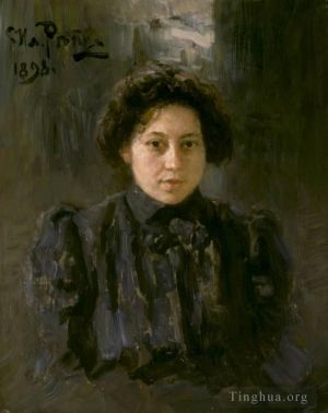 Ilya Repin œuvres - Portrait de la fille de l'artiste Nadezhda Réalisme russe