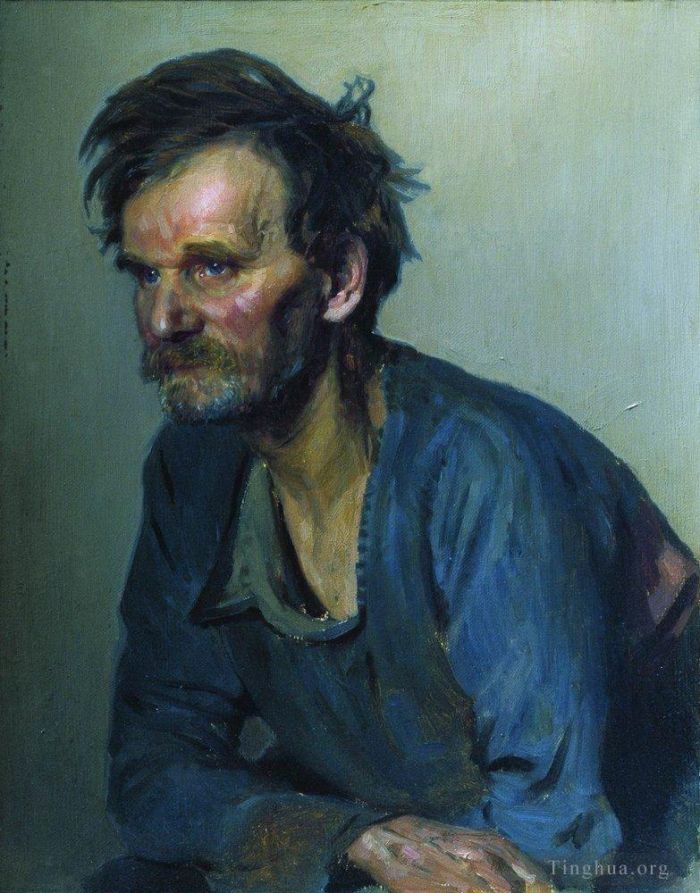Ilya Repin Peinture à l'huile - Gardien académique Efimov 1870