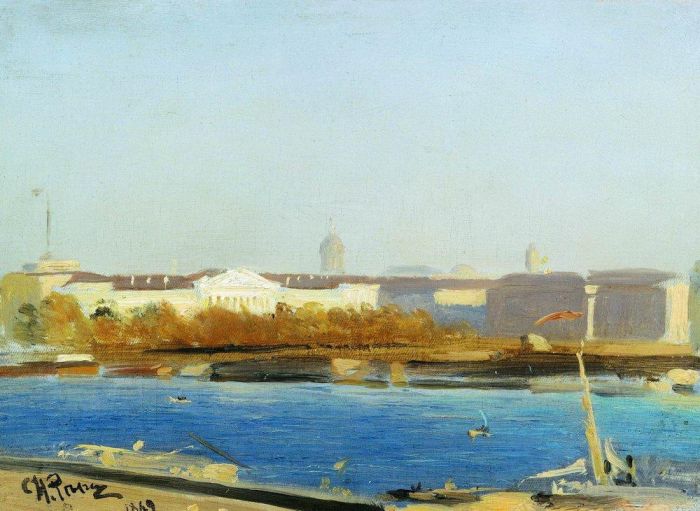 Ilya Repin Peinture à l'huile - Amirauté 1869
