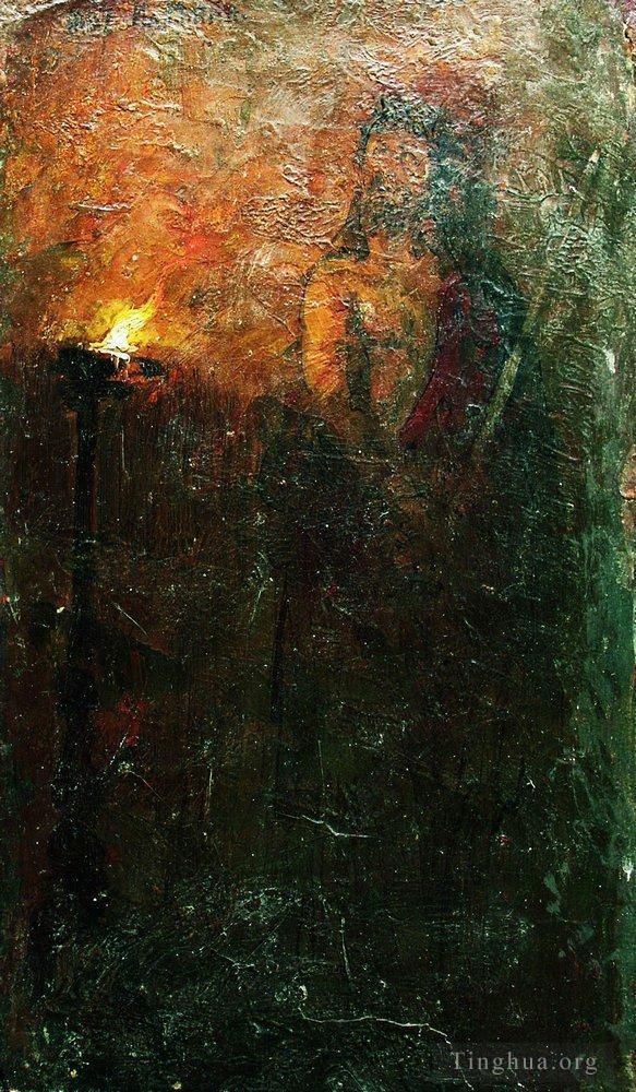Ilya Repin Peinture à l'huile - Voici un homme 1867