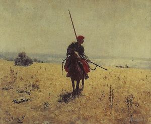 Ilya Repin œuvres - Cosaque dans la steppe