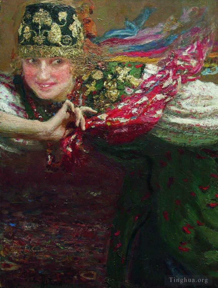 Ilya Repin Peinture à l'huile - Femme dansante