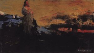 Ilya Repin œuvres - Suis-moi Satan 1891