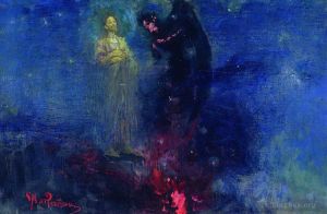 Ilya Repin œuvres - Éloigne-toi de moi, Satan