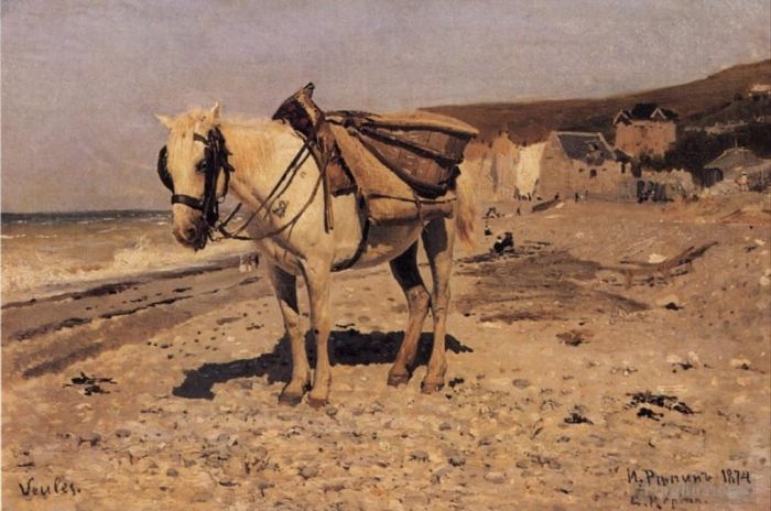 Ilya Repin Peinture à l'huile - Viole de cheval 1874