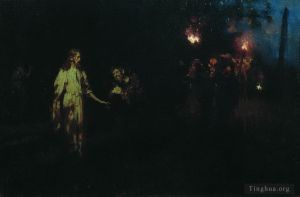 Ilya Repin œuvres - Jésus-Christ dans le jardin de Gethsémani