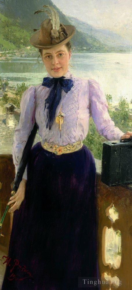 Ilya Repin Peinture à l'huile - Natalia Nordmann 1900