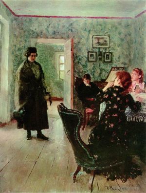 Ilya Repin œuvres - Pas prévu 1898