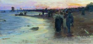 Ilya Repin œuvres - Au bord du golfe de Finlande 1903