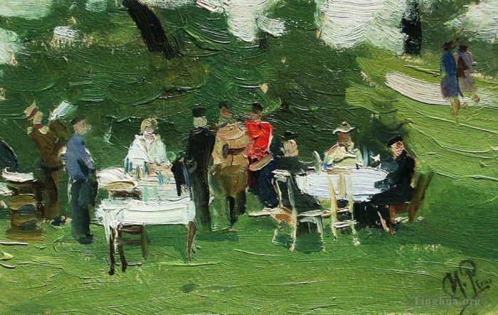 Ilya Repin Peinture à l'huile - Pique-nique
