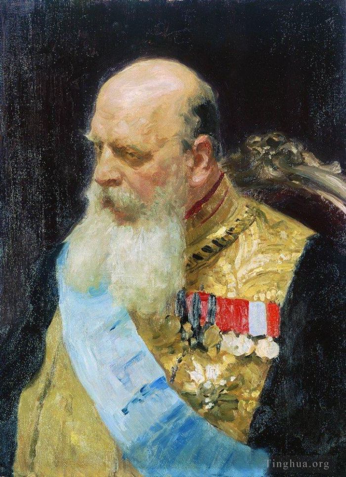 Ilya Repin Peinture à l'huile - Portrait du comte DM Solsky 1903