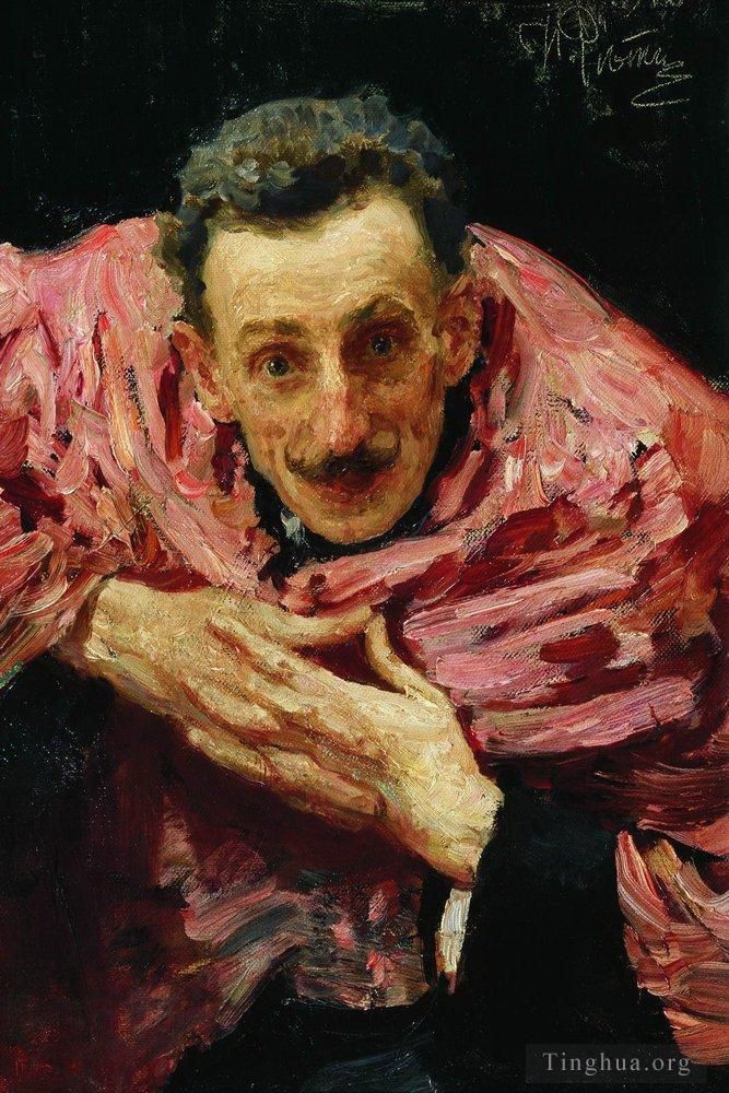 Ilya Repin Peinture à l'huile - Portrait de Vd Ratov SM Muratov 1910